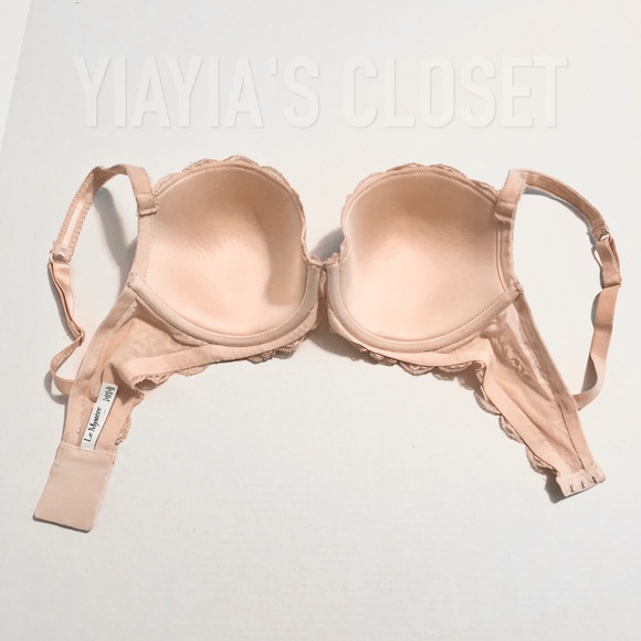 Le Mystere 34DDD/F Sophia 2435 Lace Underwire Bra - Peach Blossom - Picture 7 of 16